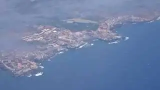 Aterrizaje en Tenerife Sur. 31/08/2015