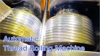 Automatic Thread Rolling Machine/Hydraulic anchor bolts rods screw fastener knurling machine