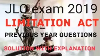 JLO exam 2023/ JLO previous year question paper 2019/limitations/part 2