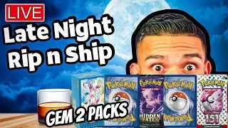 Late Night Live: Pokemon Gem 2 Simplified Chinese, Black Bolt, 151 and Claim Sales!