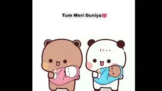 Ek chota sa bngla bnaye ek nayi😍 Buggu and Teddy||Love status💓|Cute peachu love gomu status😚|#shorts