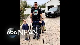 Former marine stands from a wheelchair for 1st time l WNT