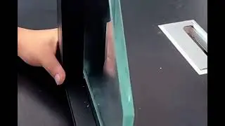 Aluminum glass office partition