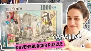 Ravensburger 1000 Par&ccedil;alık Puzzle Yapalım l Then Now Times Square