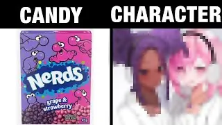 I DESIGNED CANDY AS CHARACTERS&hellip;