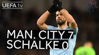 MAN. CITY 7-0 SCHALKE #UCL HIGHLIGHTS