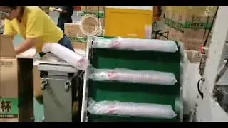 Оборудование для упаковки пластиковых стаканов