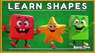 Learn Shapes names for Kids | Fun Shape Learning Video | 🟥🟢#educationalvideo