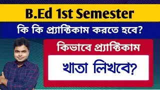 B.Ed 1st Semester Practicum: How Many Practicum? How To Write Practicum Papers In Detail