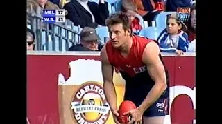 Peter Vardy - Melbourne - 2 goals v Western Bulldogs - 2002 Round 20 - MCG - AFL