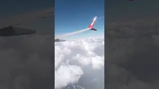 flight window seat views of cloud #sea of cloud #travel