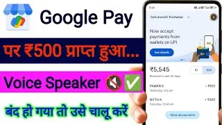 How to enable Google Pay Payment Voice Notification | How to turn on G Pay Business Voice Alert