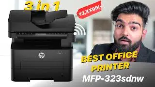 HP 3 in 1 Laser MFP 323sdnw Review 2026 – Best Budget Laser Printer for Home & Office?