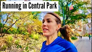 Running the New York City Marathon Course in Central Park #vlog