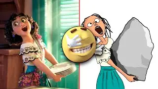 Encanto The Family Madrigal Hilarious Drawing Meme | Try Not to Laugh Challenge 😂