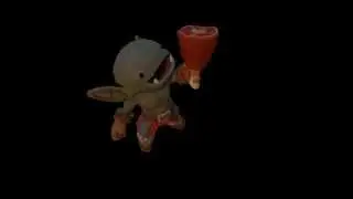 Low Poly Turntable - Cute Goblin