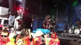 Gwar Live Intro Blood Spray Soundwave Sydney 2014