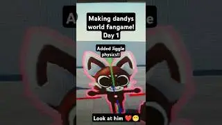 Making dandy's world fangame day 1  #fyp #roblox #dandysworld  #givemebackmykids #roysadventure