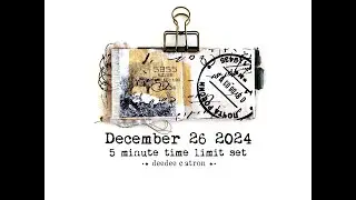 CAMOUFLAGE : 12/26/24 - Art in 5 Minutes! #tuac5minBINGO