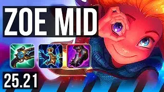 ZOE vs VIKTOR (MID) | Legendary | NA Grandmaster | 25.21