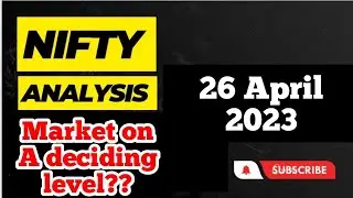 Nifty Analysis For Tomorrow||26 April 2023|| #finance #trending #banknifty #nifty #last #fyp #expiry