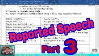 Reported Speech | Reporting Verb followed by an infinitive or gerund | #thaythanhtran