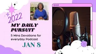 MY DAILY PURSUIT JAN 8 Devotion Jude 1:25 #mybloomingtv