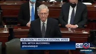 Mitch McConnell HUMILIATES Trump's Coup Attempt On Senate Floor