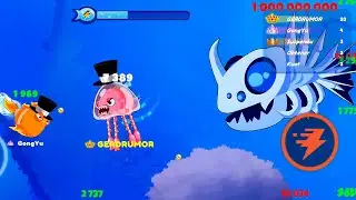 Fish Town IO - KILLED: 96! JELLY & BOSS in The Lost Kingdom - fishdom - Fish.IO