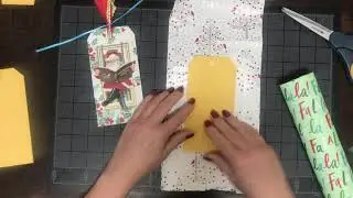 After Christmas Tags | Don't throw away those christmas wrapping papers, bows and ribbons.