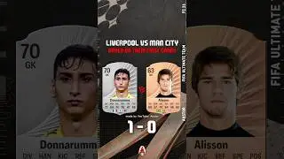 Liverpool VS Manchester City Based on Their First Cards! #fc26 #fifa #cardfifa #shorts #austor
