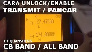 Cara Unlock/Enable agar bisa transmit /TX /Pancar CB band, All band HT Quansheng UV-K5, UV-K6, UV-K5