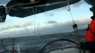 Sailing in 30 knots wind