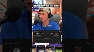 PACKERS BLOW WILD CARD GAME 🏈 #sports #nfl #packers #bears #playoffs #fypツ #trendin #viral