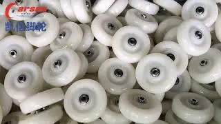 4 inch white nylon wheel industrial wheel