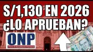 &iexcl;SE VIENE CAMBIO ONP 2026! Pensi&oacute;n m&iacute;nima de S/1,130 y subir tope de S/893 con reajuste AUTOM&Aacute;TICO