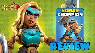 NEW Nomad Royal Champion Skin REVIEW! (Clash Of Clans)
