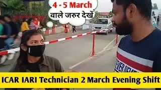 ICAR IARI Technician Exam Review 2 March Evening Shift 2022 | ICAR Exam 2022 | krishi Kranti