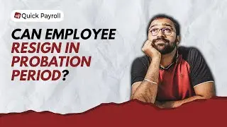 Can Employee resign in the probation period? #QPShorts 35