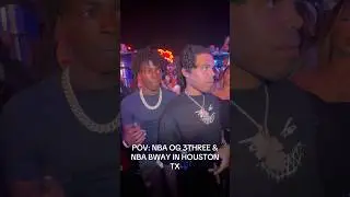 NBA YOUNGBOY BROTHER NBA OG 3 THREE & BWAY Together In Houston tx #fyp #viral #trending