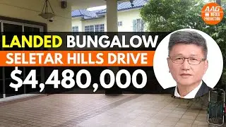 Singapore Landed Property 𝙇𝘼𝙉𝘿𝙀𝘿 Home Tour - Seletar Hills Drive Bungalow.. For SALE