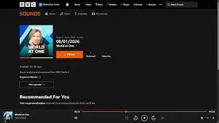 Голодовка в Великобритании в 2026 году | BBC Radio 4 | Мир в единстве | 8 января 2026 года