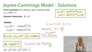 Quantum Optics  || 02 Lecture 27   Jaynes Cummings Hamiltonian