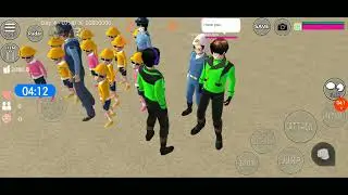 SAKURA School Simulator - (Garusoft Airplane vs Robot Car) - Transformers Airplane Destroy Robot