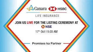 LIVE | Canara HSBC Life Insurance IPO Listing Ceremony in Mumbai!