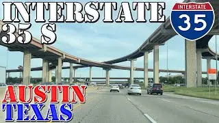 I-35 South - Temple to Austin - Texas - 4K Highway Drive