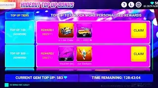 TOP UP EVENT 🤩 I HIDEOUT TOP UP BONUS✨