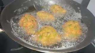 Rotina da noite com bolinho de vagem