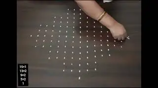 15dots Margazhi kolam ll மார்கழி கோலம் ll dhanurmasa Muggulu @jayanthiravikumarart
