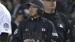 JPN@MLB: Japanese call of Kikuchi's RBI single in 6th